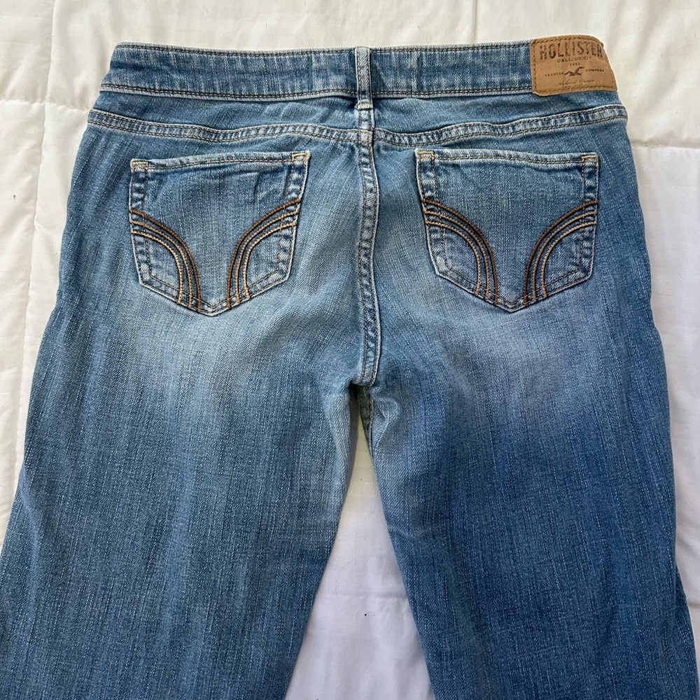 HOLLISTER WIDE LEG LOW RISE JEANS ✨ - Picture 3 of 4